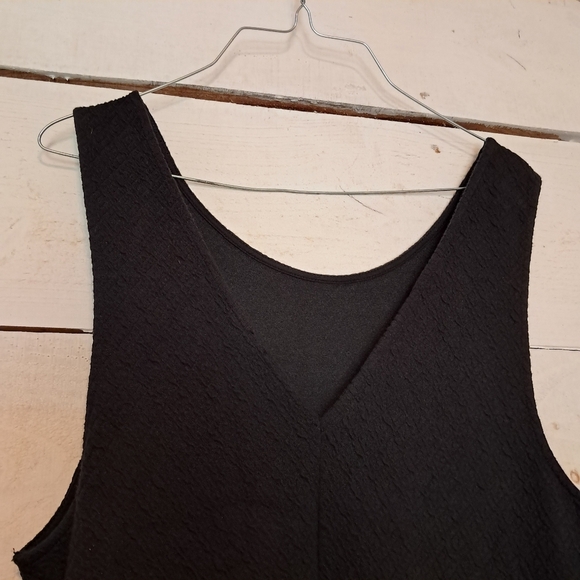 Free People Womens Black Easy Street Sleeveless Mini Dress Size Medium - Picture 7 of 10